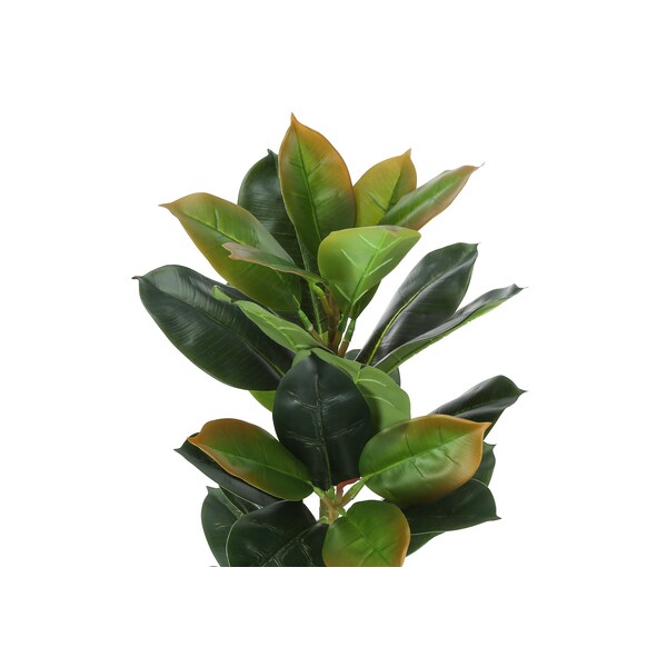 Monarch Specialties Artificial Plant, 40" Tall, Rubber Tree, Indoor, Faux, Fake, Floor, Greenery, Potted, Real Touch - I 9547