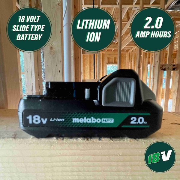 Metabo Hpt 18V Cordless Li-ion 2.0Ah Battery - 377797M