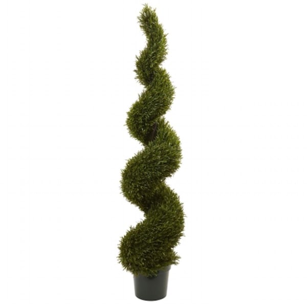 Nearly Natural 6 ft. Rosemary Spiral Tree - Indoor and Outdoor - 5468