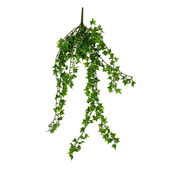 Dare2Decor 27.5 in. Green &amp; Ivory Hanging Bush - DA3265157