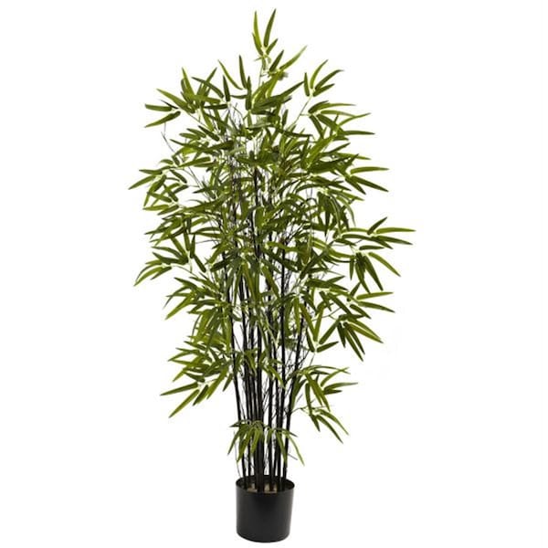 Nearly Natural 4 and rsquo; Black Bamboo Tree - 5417