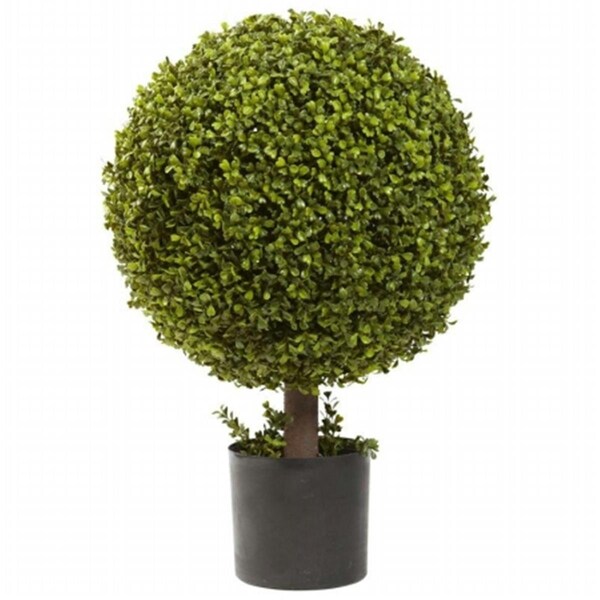 Nearly Natural 27 Inch Boxwood Ball Topiary - 5919