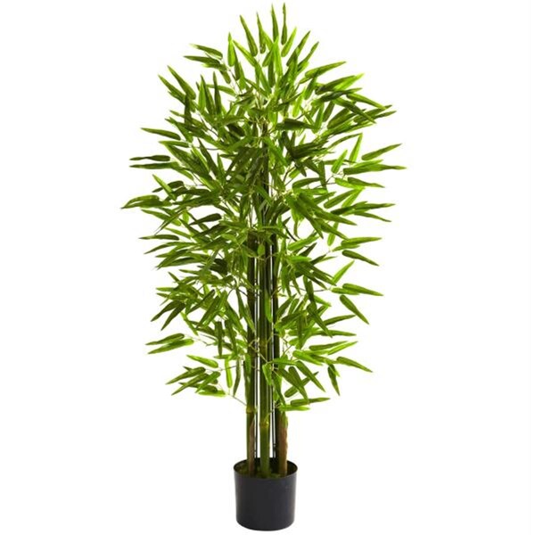 Nearly Natural 4 ft. Bamboo Tree UV Resistant - Indoor-Outdoor - 5384