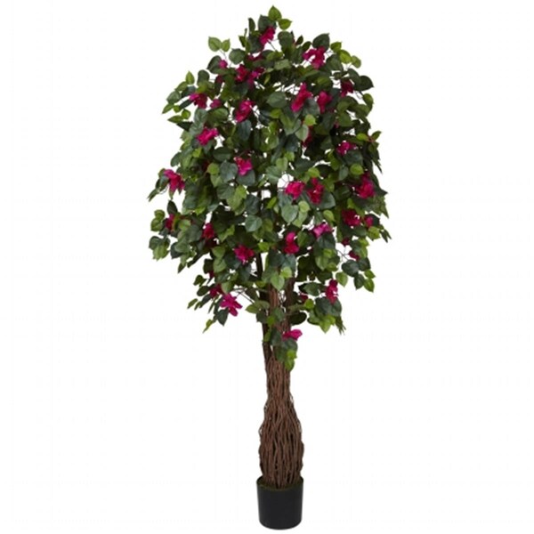 Nearly Natural 6 in. Multi Vine Bougainvillea Silk Tree - 5343