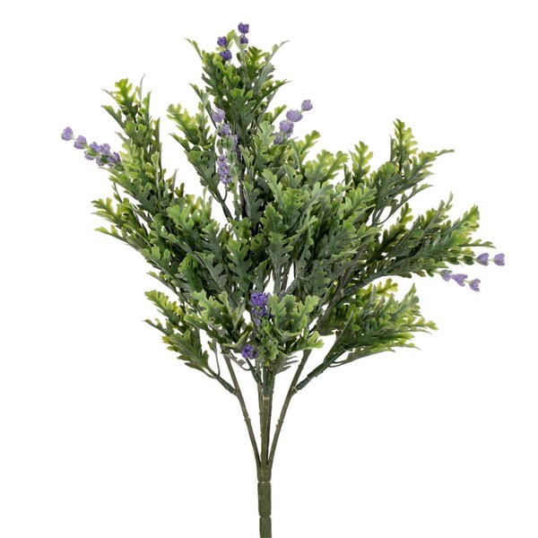 Vickerman 16.5 in. Senecio Cineraria Bush, Green - 2 Piece Per Bag - FE222916