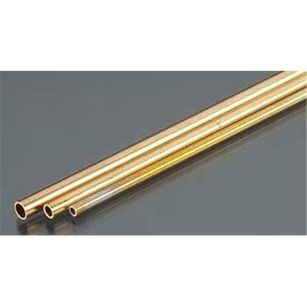 K&S Engineering K&S Engineering K-S5075 0.09 x 0.12 x 0.15 in. Bendable Brass Tubes - K+S5075