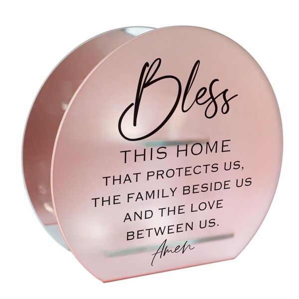 Cottage Garden Bless This Home That Protects Us Candle Holder - MCHR17SBH