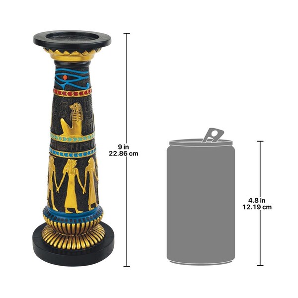 Design Toscano Temple of Rameses Sculptural Candleholder, PK 2 - QL912459