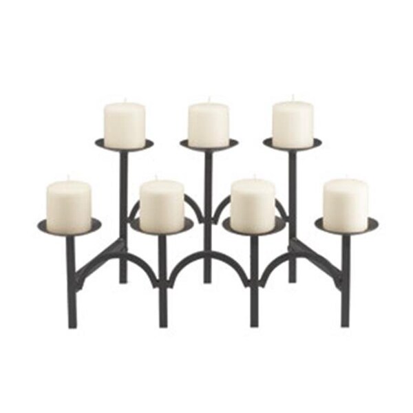 Achla Designs Achla X304135 21.25" x 12" x 10" Candelabra Decorative Candle Holder - Black - X304135