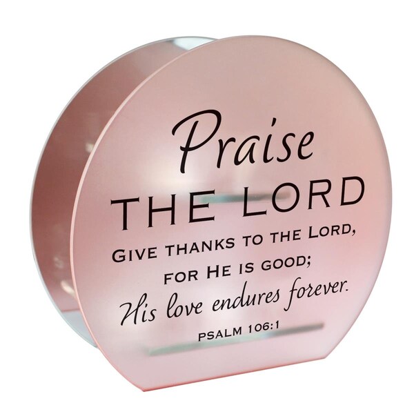 Cottage Garden Praise The Lord Psalm 106-1 Candle Holder - MCHR18SBH