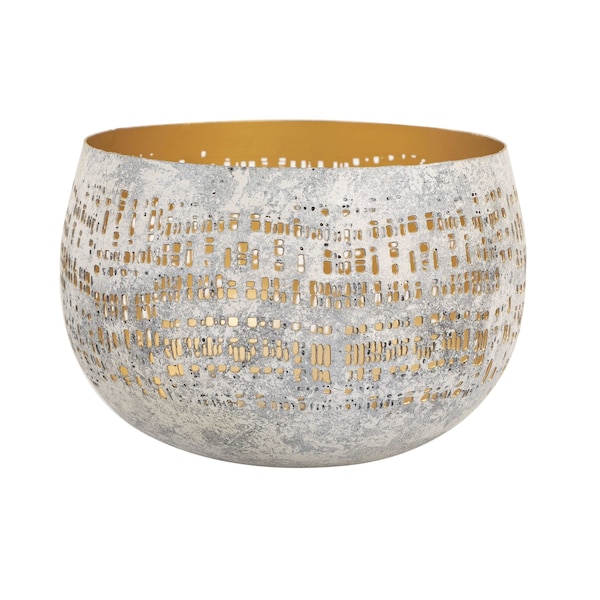Elk Home Delmont Votive, Small Whitewash - S0807-9774