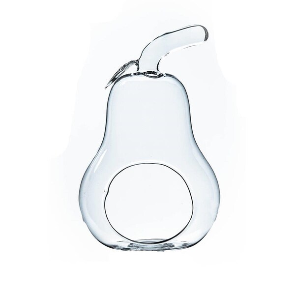 Vista 8 x 55 in Clear Pear Glass Terrarium  Votive Candle Holder - VI1861850