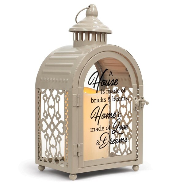 Cottage Garden A Home Is Made of Bricks  Beams Lantern - LTN189MG