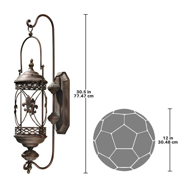 Design Toscano Les Champs Toulon Hanging Pendant Lantern - MH3938