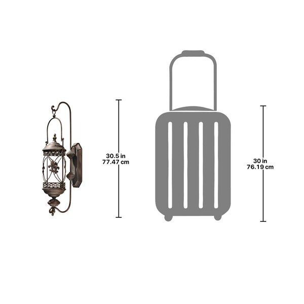 Design Toscano Les Champs Toulon Hanging Pendant Lantern - MH3938