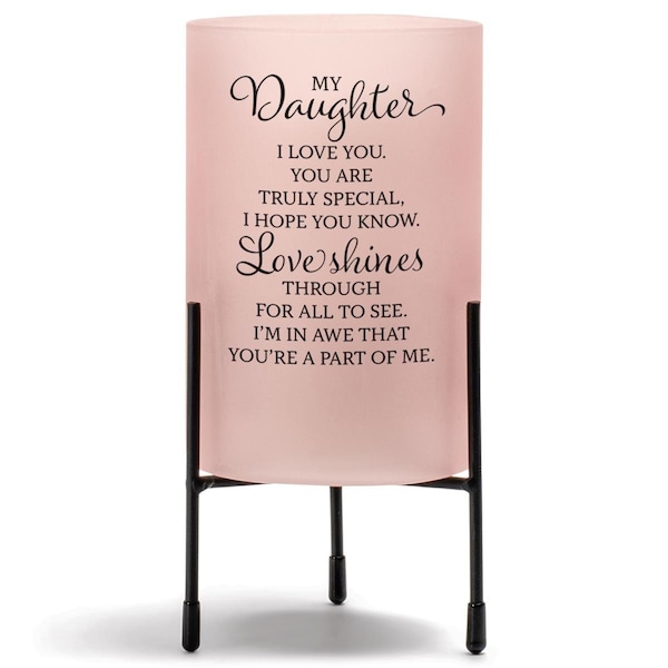 Cottage Garden Daughter, I Love You Truly Special Candle Holder - HGC36BH