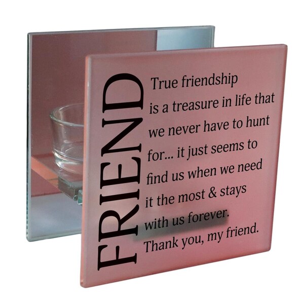 Cottage Garden Friend, True Friendship Candle Holder - MCHQ16BH