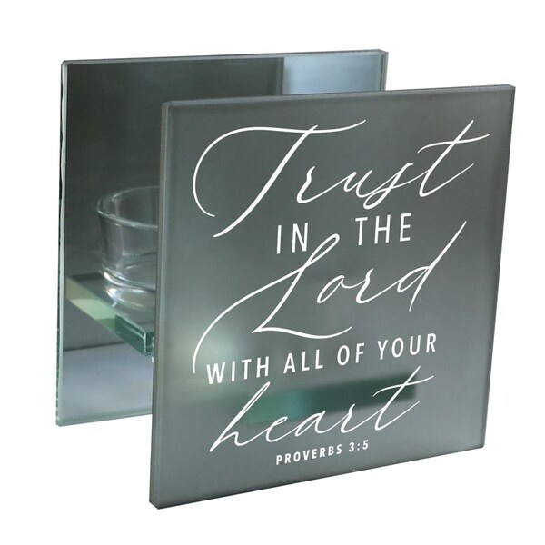 Cottage Garden Trust In The Lord Proverbs 3-5 Candle Holder - MCHQ10SGY