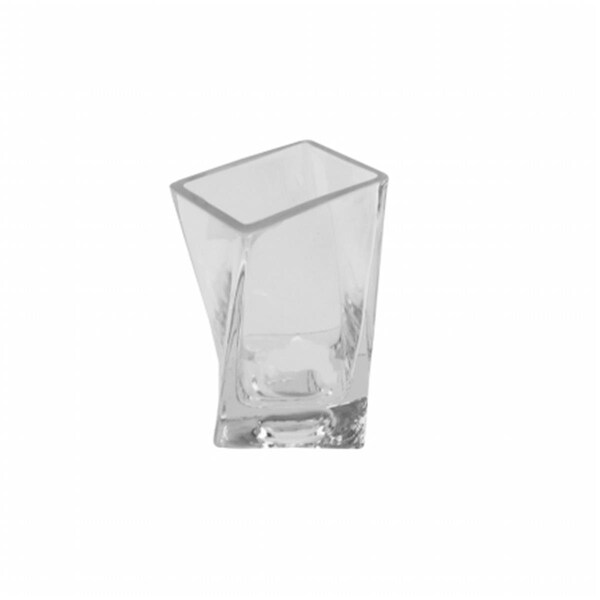Purely Pecan Gordon  5.75 in. Dual Purpose Transparent Glass Tea Light Candle Holder - 32021363