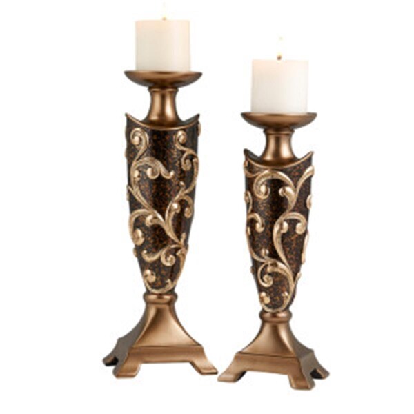 Omg Odysseus Baroque Candleholder - 14, 16 in. - OM2629482