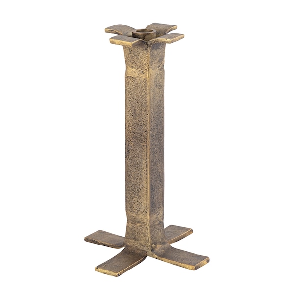 Elk Signature Splay Candleholder, Medium Aged Brass - H0897-10926