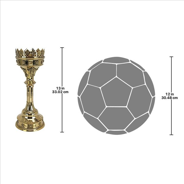 Design Toscano Chartres Cathedral Gothic Candlesticks: Set of Two Estate - TV999798