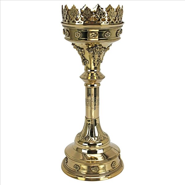 Design Toscano Chartres Cathedral Gothic Candlesticks: Set of Two Estate - TV999798