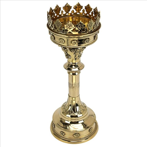 Design Toscano Chartres Cathedral Gothic Candlesticks: Set of Two Estate - TV999798