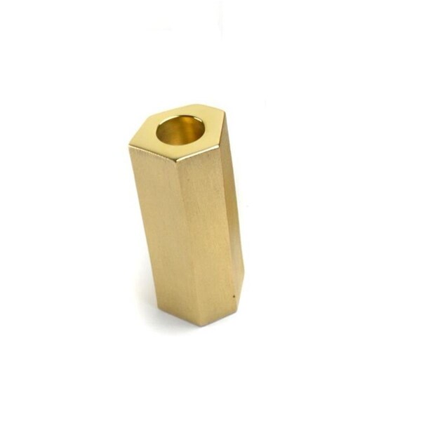 R16 Home Furniture Tilted Hexagon Candleholder - 2102M