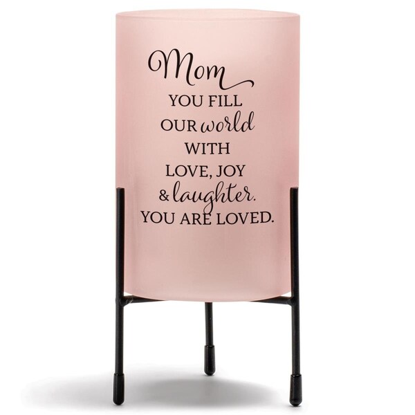 Cottage Garden Mom, Fill Our World with Love Candle Holder - HGC35BH