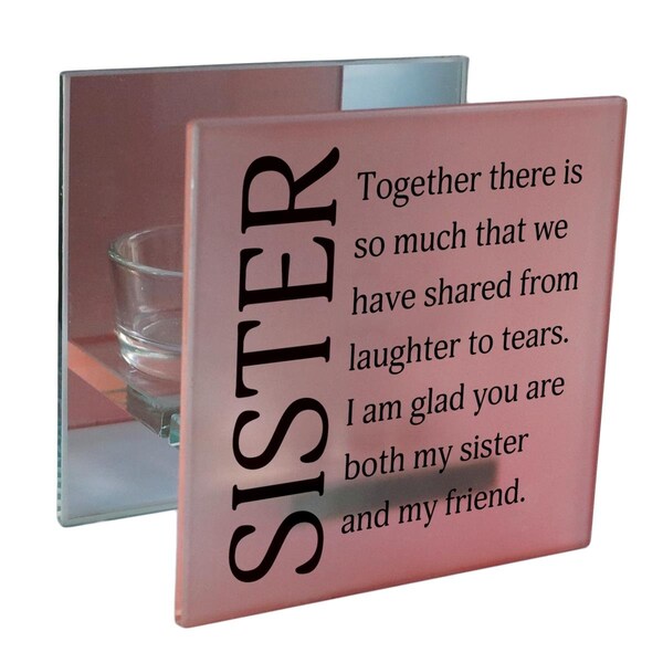 Cottage Garden Sistermy Sister My Friend Candle Holder - MCHQ13BH