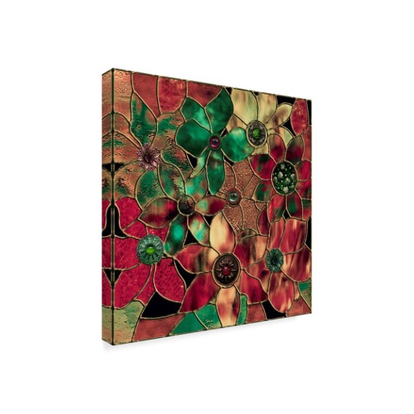 Trademark Fine Art Color Bakery 'Stained Glass Christmas' Canvas Art, 18x18 - ALI20877-C1818GG