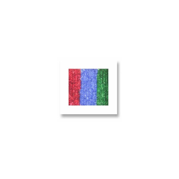 F C Young Soft & Silky Garland, Red, Green & Blue, 2-In. x 15-Ft. - 22156-A2