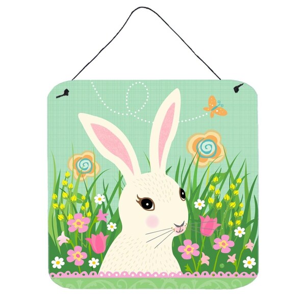 Carolines Treasures Easter Bunny Rabbit Wall or Door Hanging Prints - VHA3023DS66