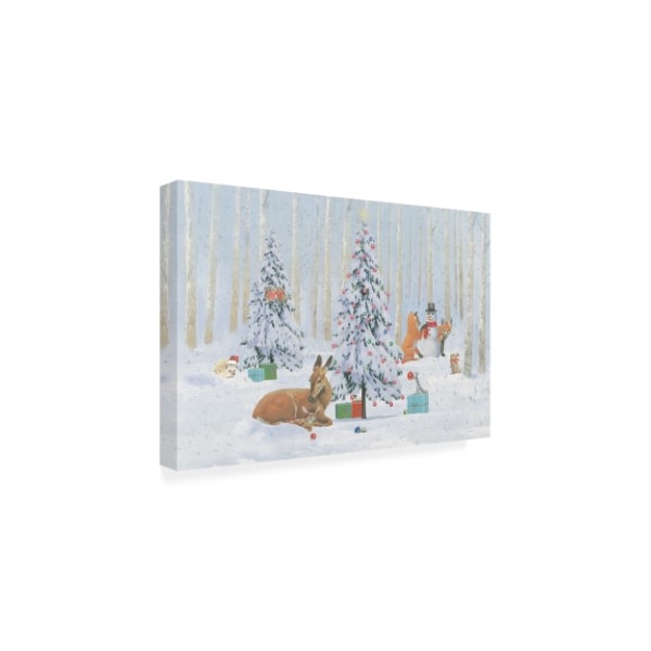 Trademark Fine Art Emily Adams 'Christmas Critters Bright I' Canvas Art, 12x19 - WAP11586-C1219GG