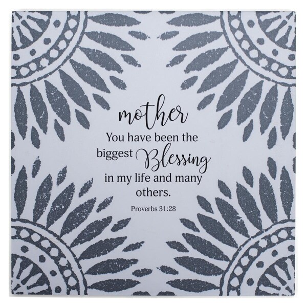 Dicksons Unisex Mother Proverbs 31-28 Cream Tabletop Tile, Multi Color - One Size - TLQ74SCP