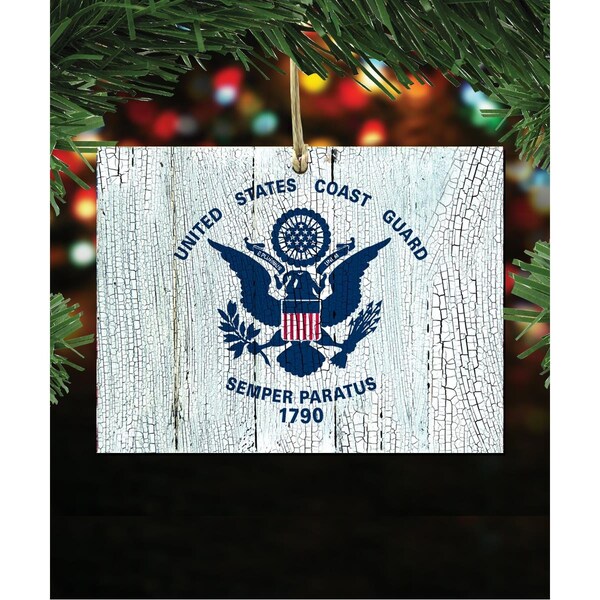 Instrumento 99998CG-M USA Coast Guard Wooden Magnet Set of 2 - IN3499509