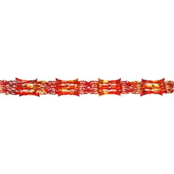 Goldengifts DDI 539651 Metallic Garland - Gold, Orange, Red, 12PK - GO735581