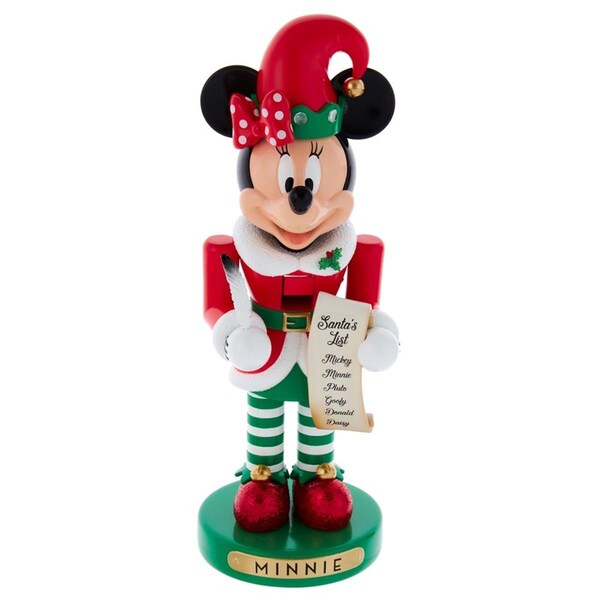 Smartgifts 10 in. Kurt Adler Minnie The Elf Nutcracker - SM3569350