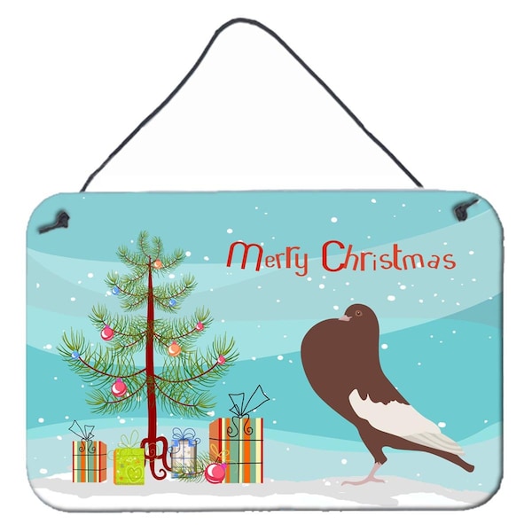 Carolines Treasures English Pouter Pigeon Christmas Wall or Door Hanging Prints - BB9321DS812