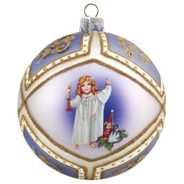 Gloriousgifts Story of Clara  the Nutcracker Limited Edition Glass Ball Ornaments - GL1772649