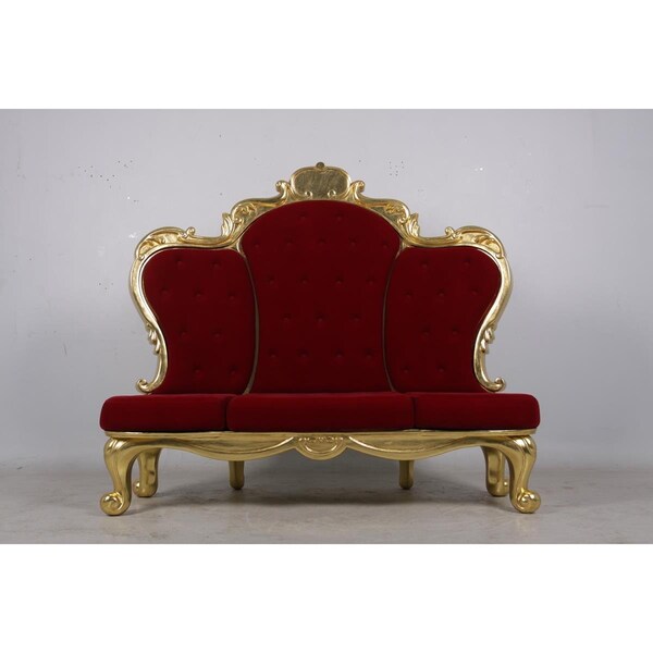 Queens Of Christmas Grand Deluxe Throne, Red - WL-THRN-SANTA-GRDX