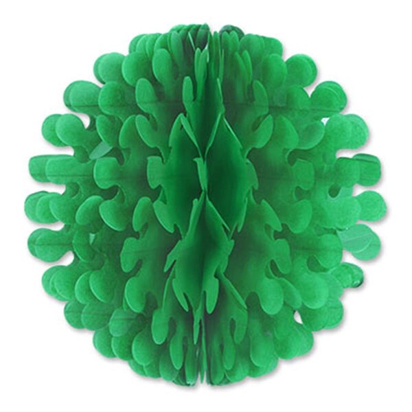 Goldengifts 9 in. Tissue Flutter Ball, Green, 12PK - GO2488907