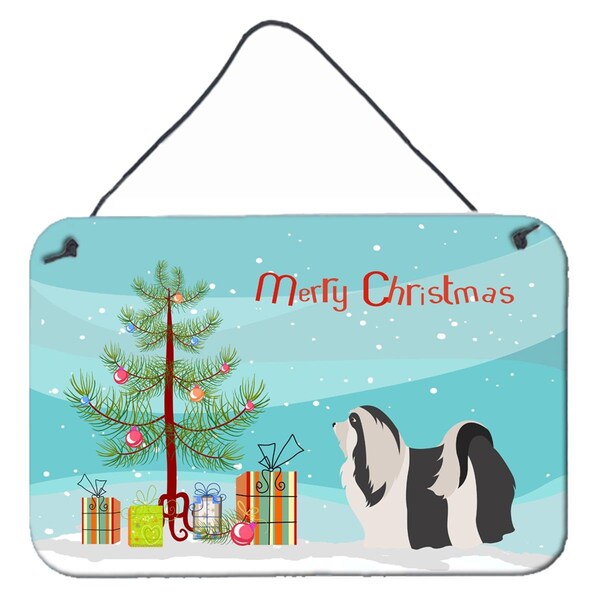 Carolines Treasures Havanese Christmas Wall or Door Hanging Prints - BB8476DS812