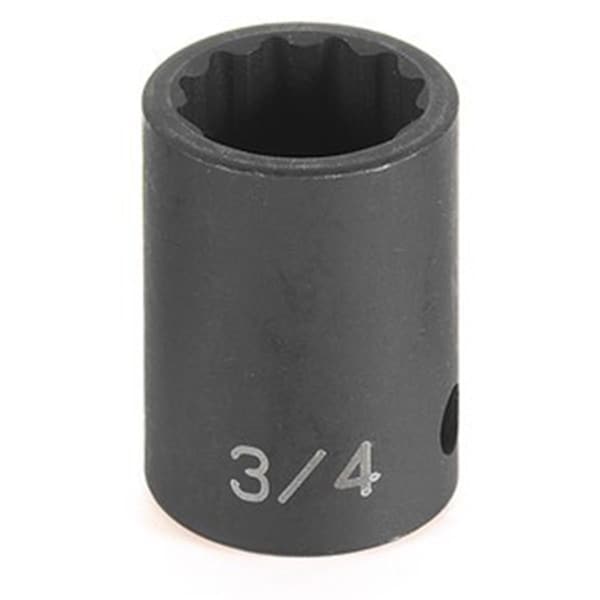 Eagle Tool Us Grey Pneumatic 0.38 in. Drive x 21 mm 6 Point Standard Duo-Socket - GY81021M