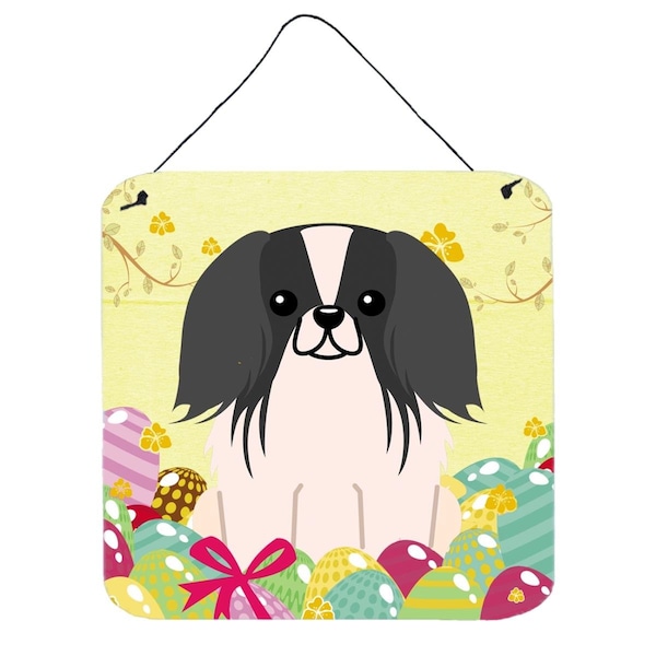 Carolines Treasures Easter Eggs Pekingnese Black White Wall or Door Hanging Prints - BB6105DS66