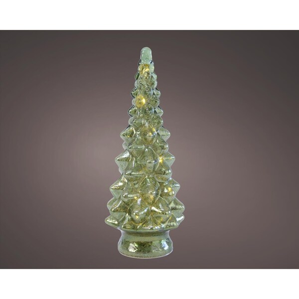 Lumineo Lumineo LED Green Lighting Christmas Tree 13 in. - 486707