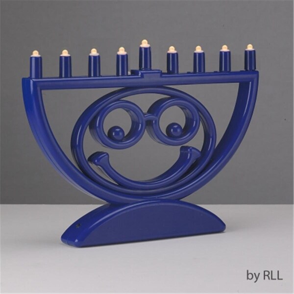 Rite Lite Menoji & Battery Operated LED Menorah That Makes You Smile- Color Box, 3PK - JRN-500