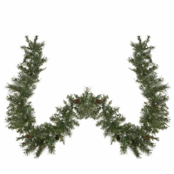 Northlight Seasonal Snow Mountain Pine Artificial Christmas Garland - Unlit - 31466958