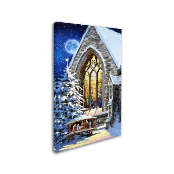 Trademark Fine Art The Macneil Studio 'Christmas Manger' Canvas Art, 12x19 - ALI09694-C1219GG